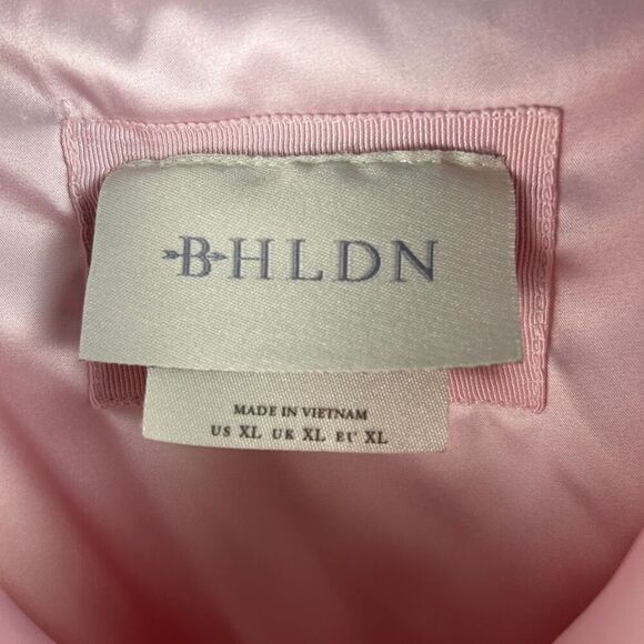 BHLDN Callie Sleeveless Ruched Floral Charmeuse Midi Dress - Picture 7 of 13